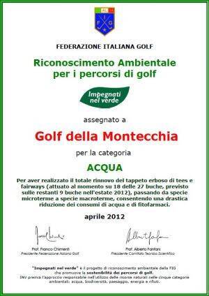 Riconoscimento INV 2012